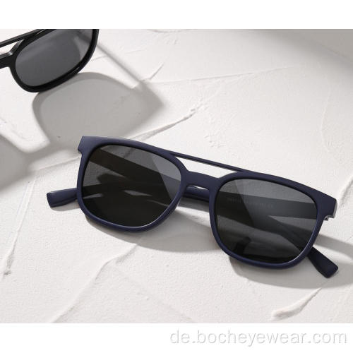 Heißer Verkauf Großhandel Sonnenbrillen Damenmode Quadratische Sonnenbrille TR9116